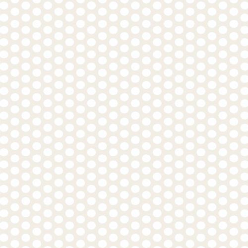 Muslin Mates Polka Dots White - Quilt Fabric