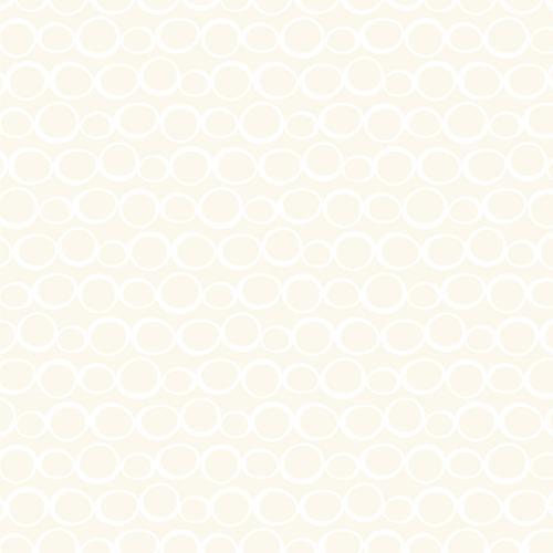 Muslin Mates Bubbles White - Quilt Fabric
