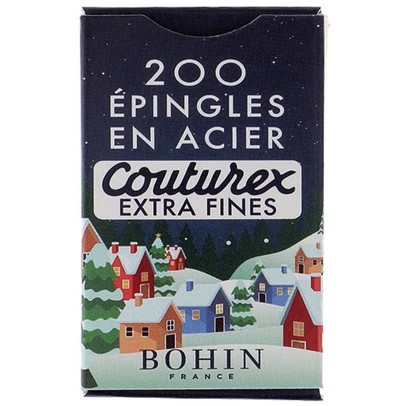 X-Fine Pins 200ct Christmas Village