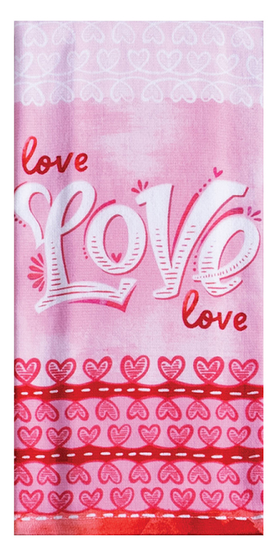 Terry Towel Love Love Love