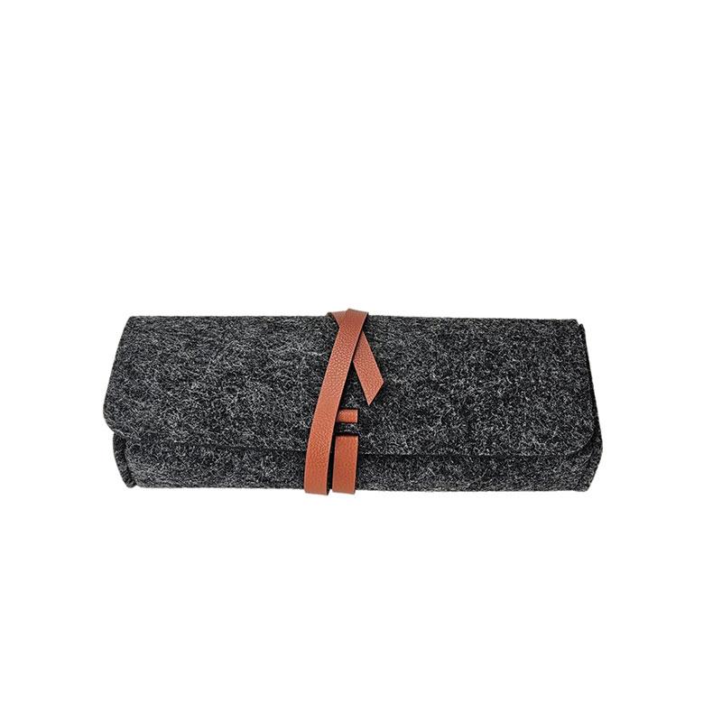 Felt Pencil Pouch A Grey 