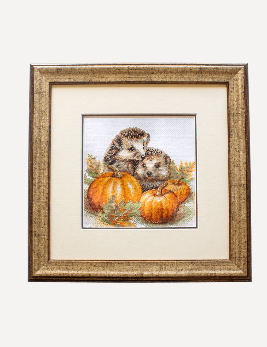 Hedgehogs in the Harvest - Cross Stitch Kit