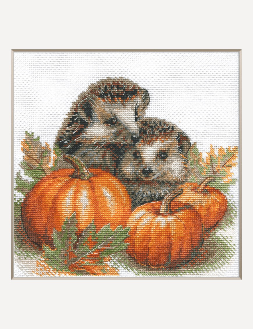 Hedgehogs in the Harvest - Cross Stitch Kit