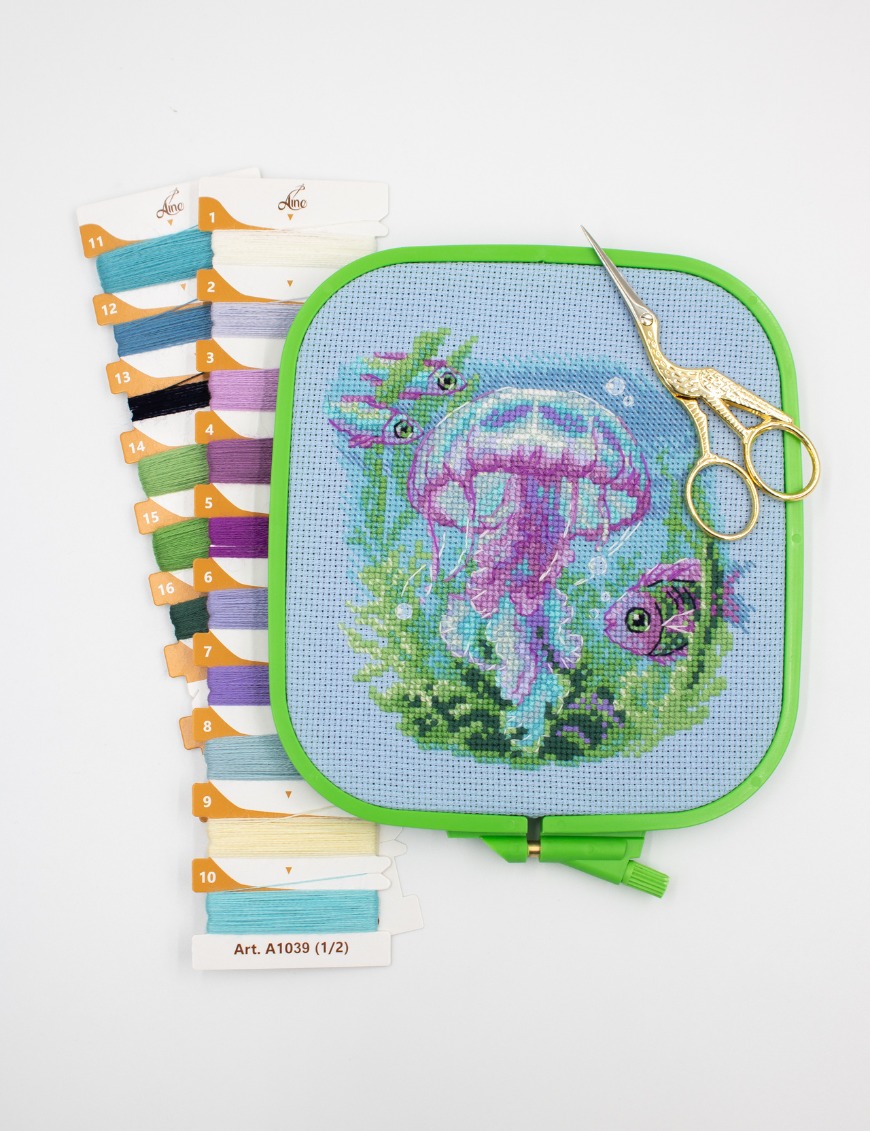 Baby Jellyfish - Cross Stitch Kit