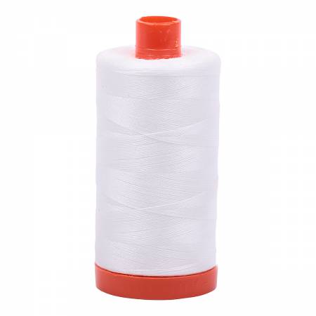 50wt Aurifil 1422yd Cotton Thread - 2021 Natural White