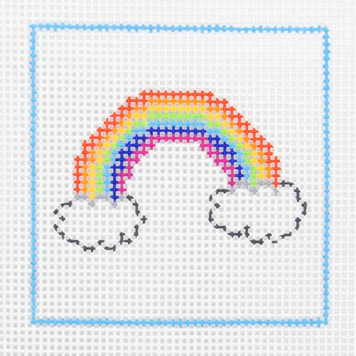 Rainbow Beginner Needlepoint Kit