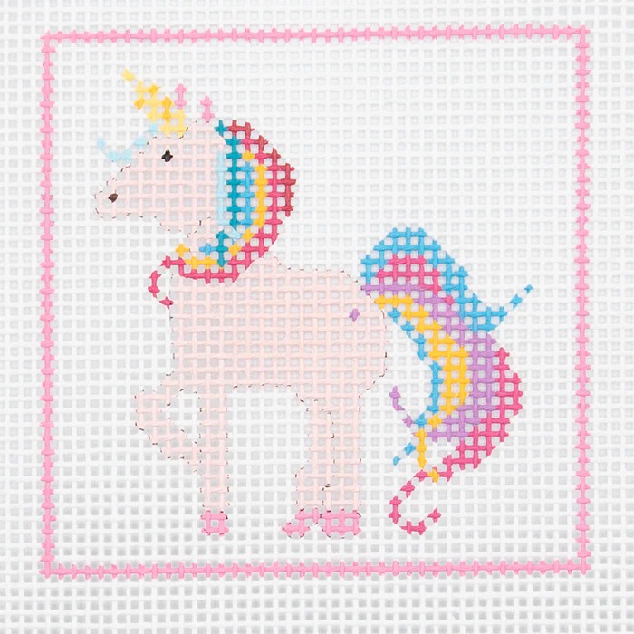Unicorn Beginner Needlepoint Kit