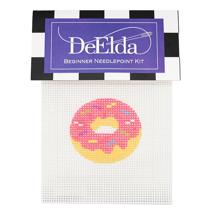 Donut Beginner Needlepoint Kit