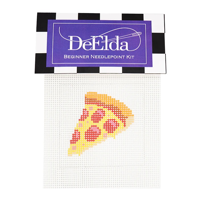Pizza Beginner Needlepoint Kit