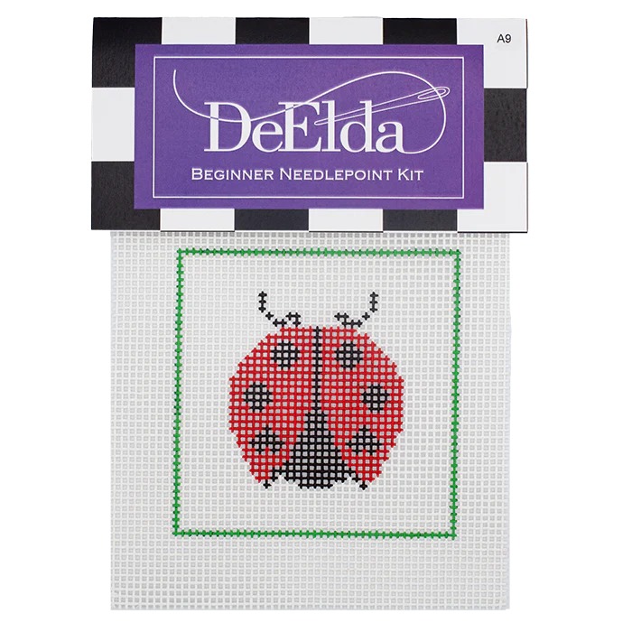 Ladybug Beginner Needlepoint Kit