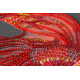Red Gold - Bead Embroidery Kit, different perspective #1, zoomed in. Select this picture to zoom back out.