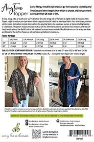 AnyTime Topper - Sewing Pattern