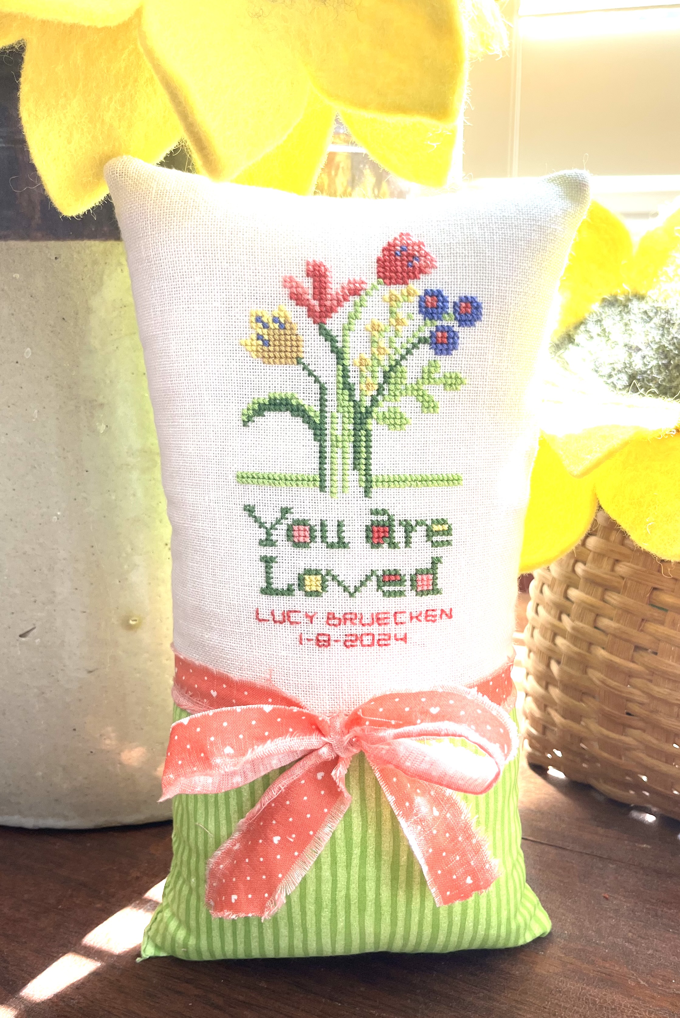 Special Delivery - Brith Record Cross Stitch Pattern