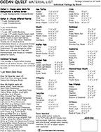 Ocean Quilt - Quilt Pattern