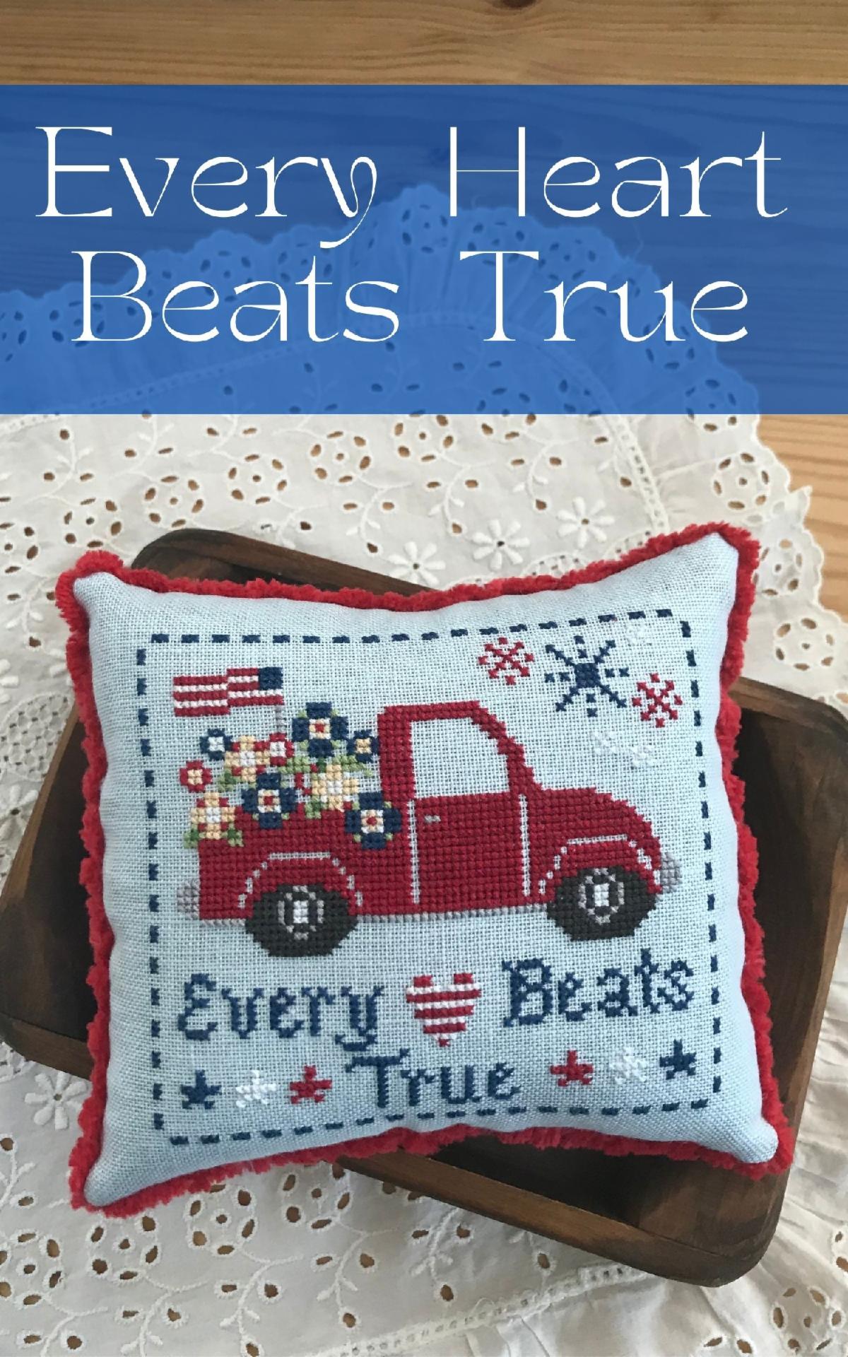 Every Heart Beats True - Cross Stitch Pattern