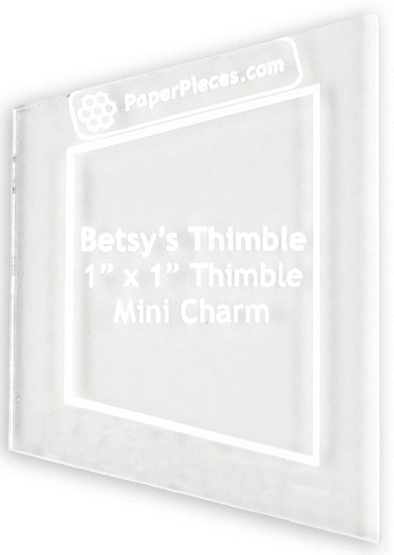 Betsy Thimble 1"x1" Acrylic Mini Charm
