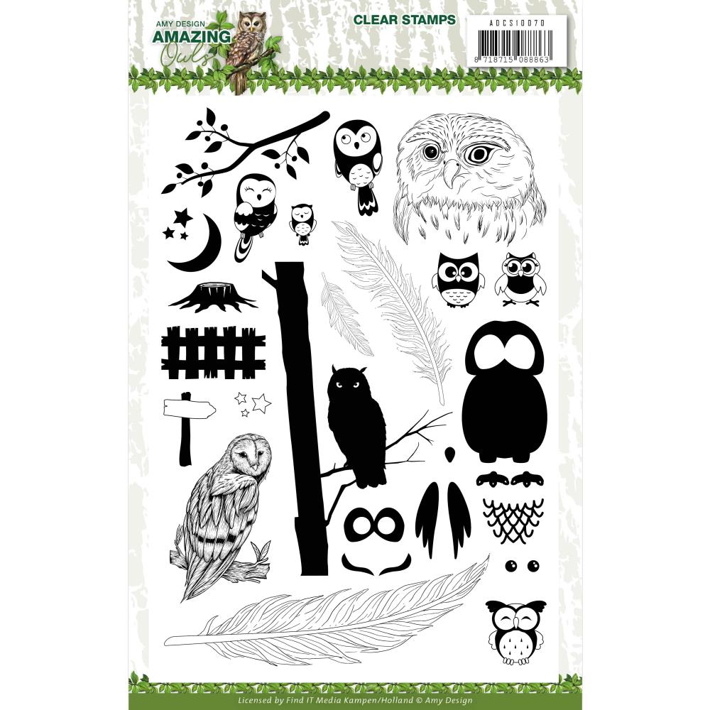 Amazing Owls - Clear Stamp