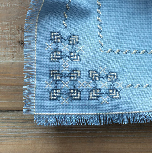 Luminita - Cross Stitch Kit, different perspective #1, zoomed in. Select this picture to zoom back out.