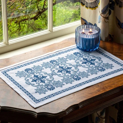 Stavroula - Cross Stitch Kit, zoomed in. Select this picture to zoom back out.