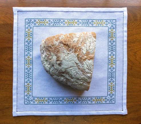 Antonia - Cross Stitch Kit, zoomed in. Select this picture to zoom back out.