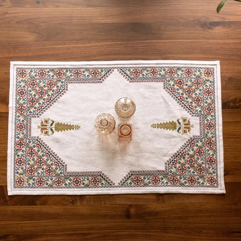 Celestial Grove - Cross Stitch Kit, zoomed in. Select this picture to zoom back out.