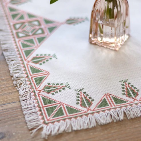 Silviana - Cross Stitch Kit, different perspective #1, zoomed in. Select this picture to zoom back out.