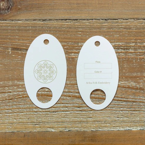 Avlea Floss Organizers - Set of 8, different perspective #1, zoomed in. Select this picture to zoom back out.