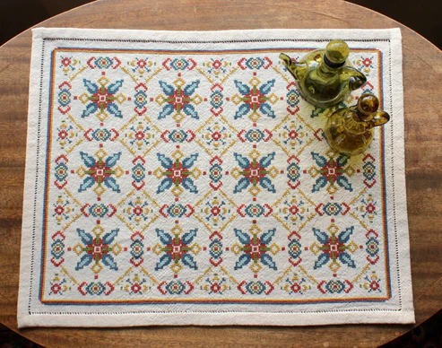 Astra - Cross Stitch Pattern, zoomed in. Select this picture to zoom back out.