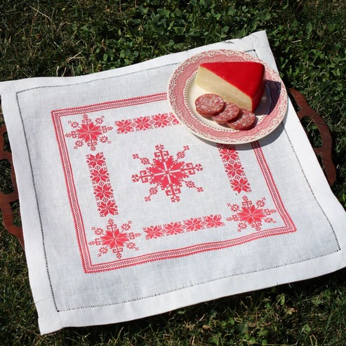 Baltic Easter Basket - Cross Stitch Pattern, zoomed in. Select this picture to zoom back out.