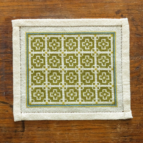 BitKit Roman Mosaic - Cross Stitch Pattern, zoomed in. Select this picture to zoom back out.