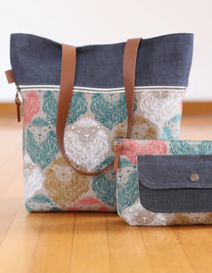 Caravan Tote and Pouch - Sewing Pattern