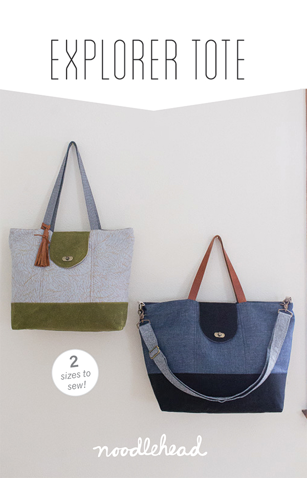 Explorer Tote - Sewing Pattern