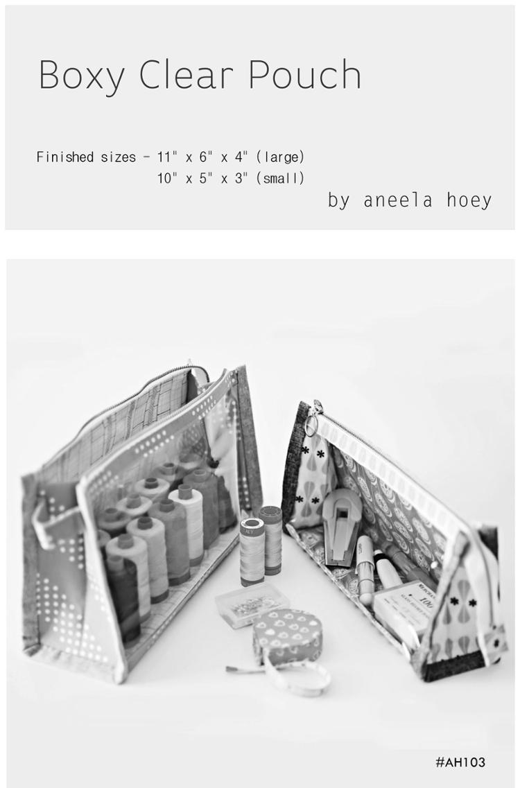 Boxy Clear Pouch - Sewing Pattern