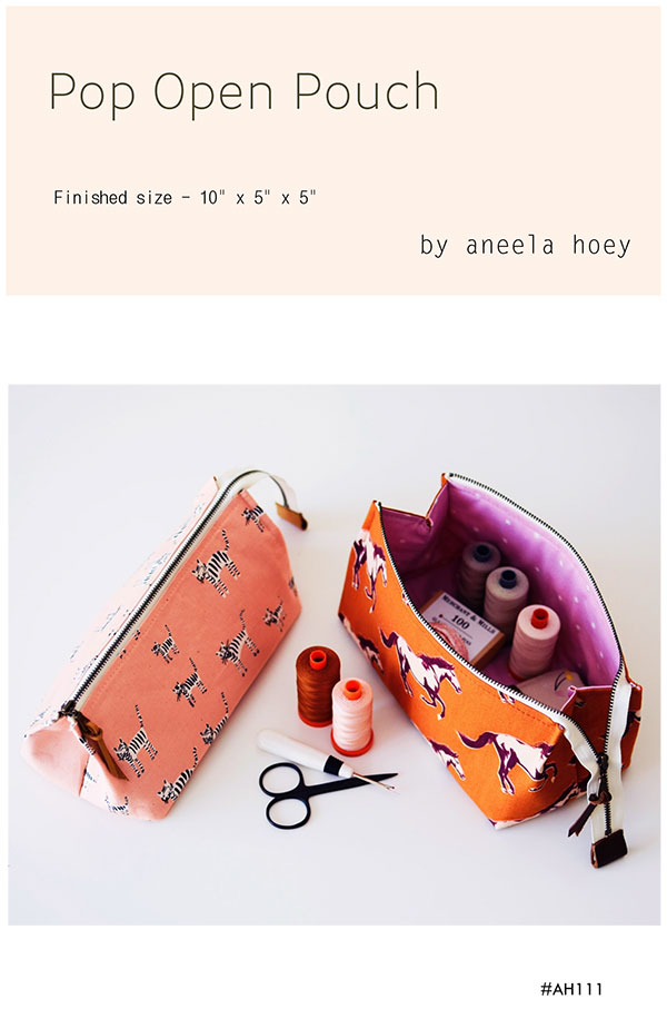 Pop Open Pouch - Sewing Pattern