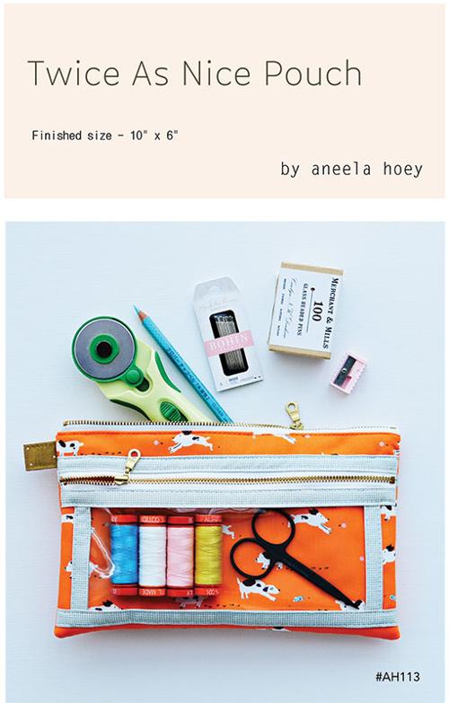 Twice As Nice Pouch - Sewing Pattern