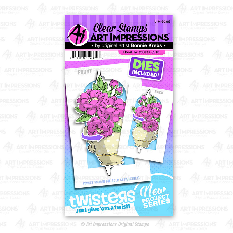 Floral Twist Set - Stamp and Die Set
