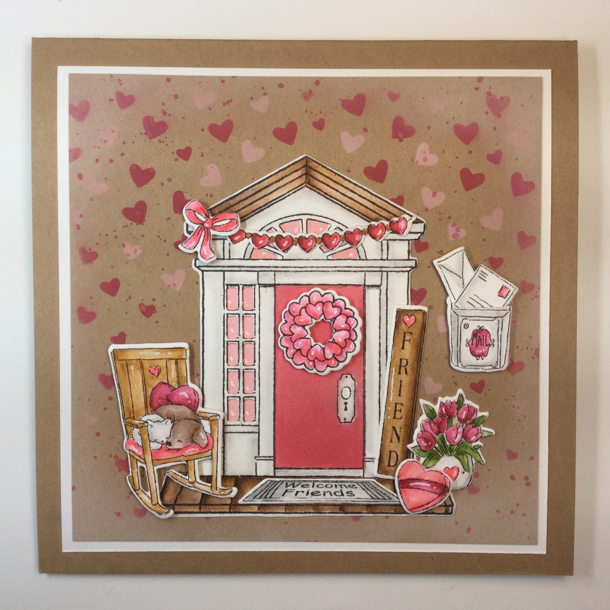 Front Porch Valentines Set - Clear Stamp
