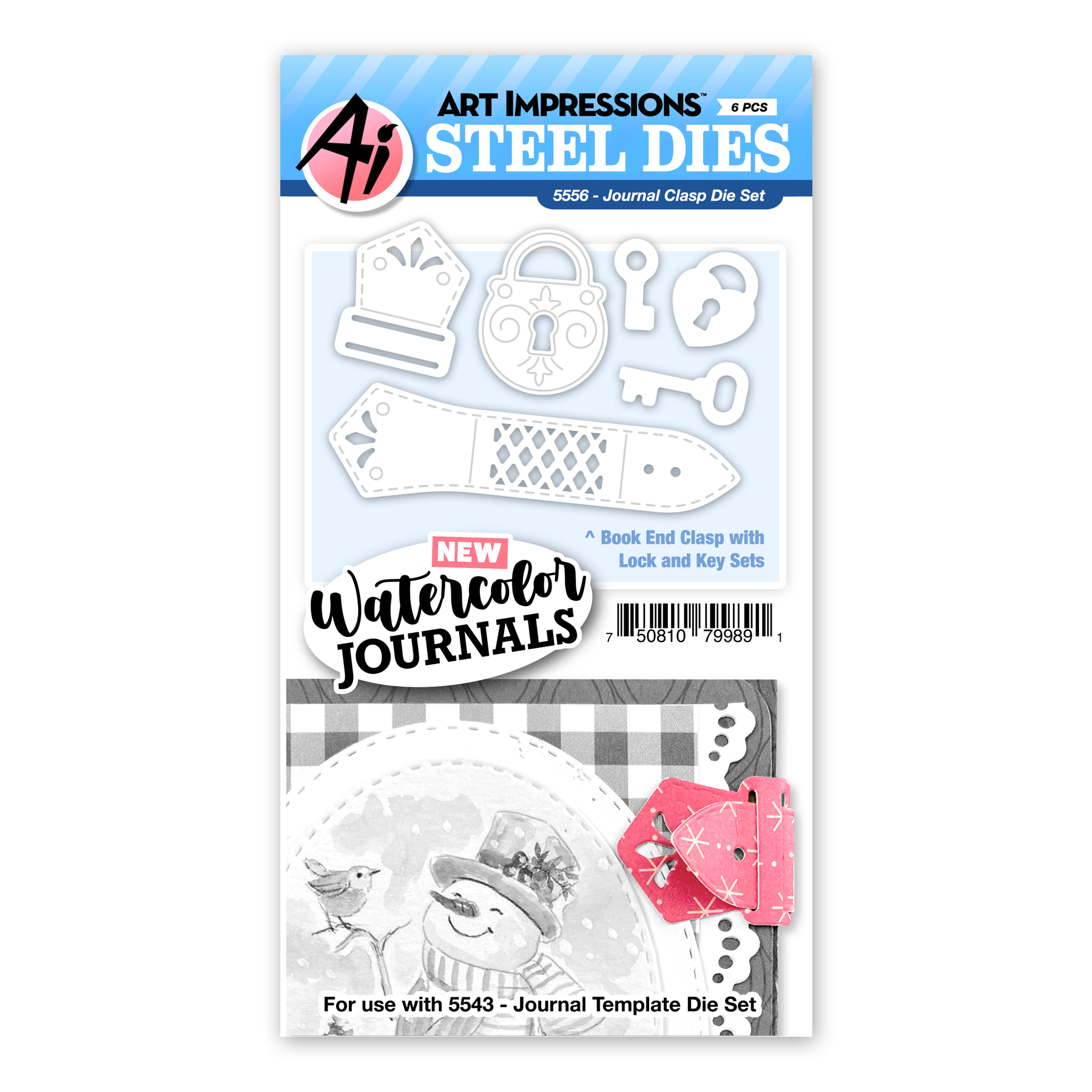 Journal Clasp Die Set - Clear Stamp