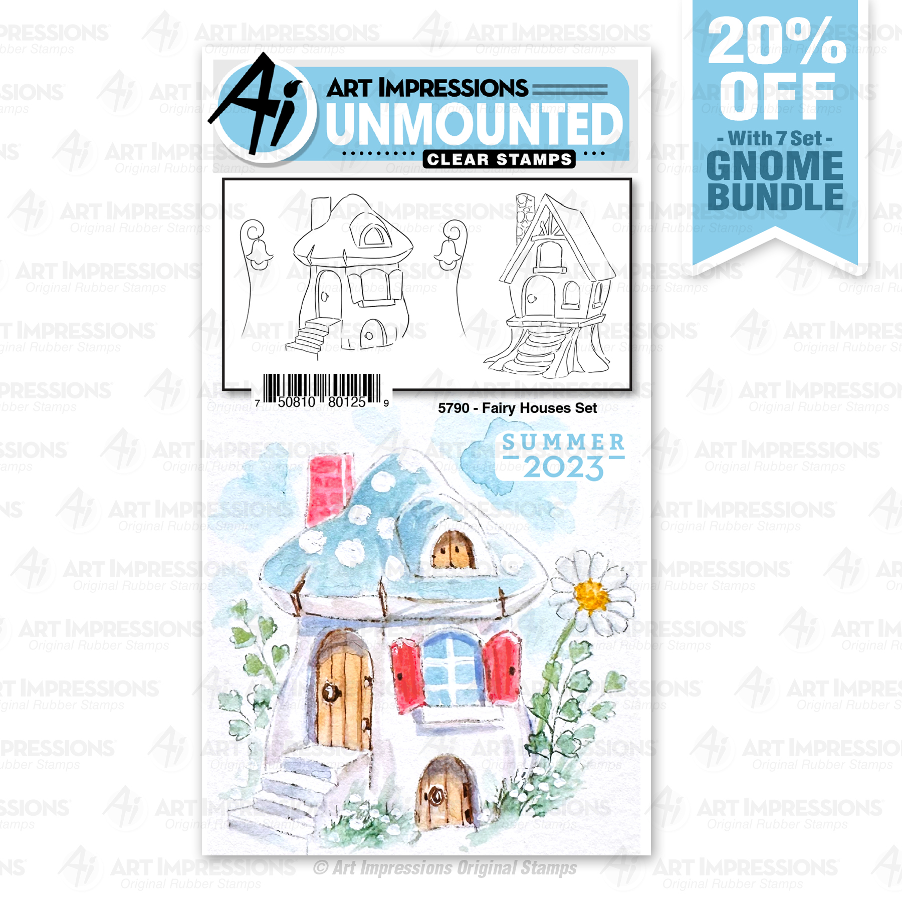 Fairy Houses - Clear Stamp 