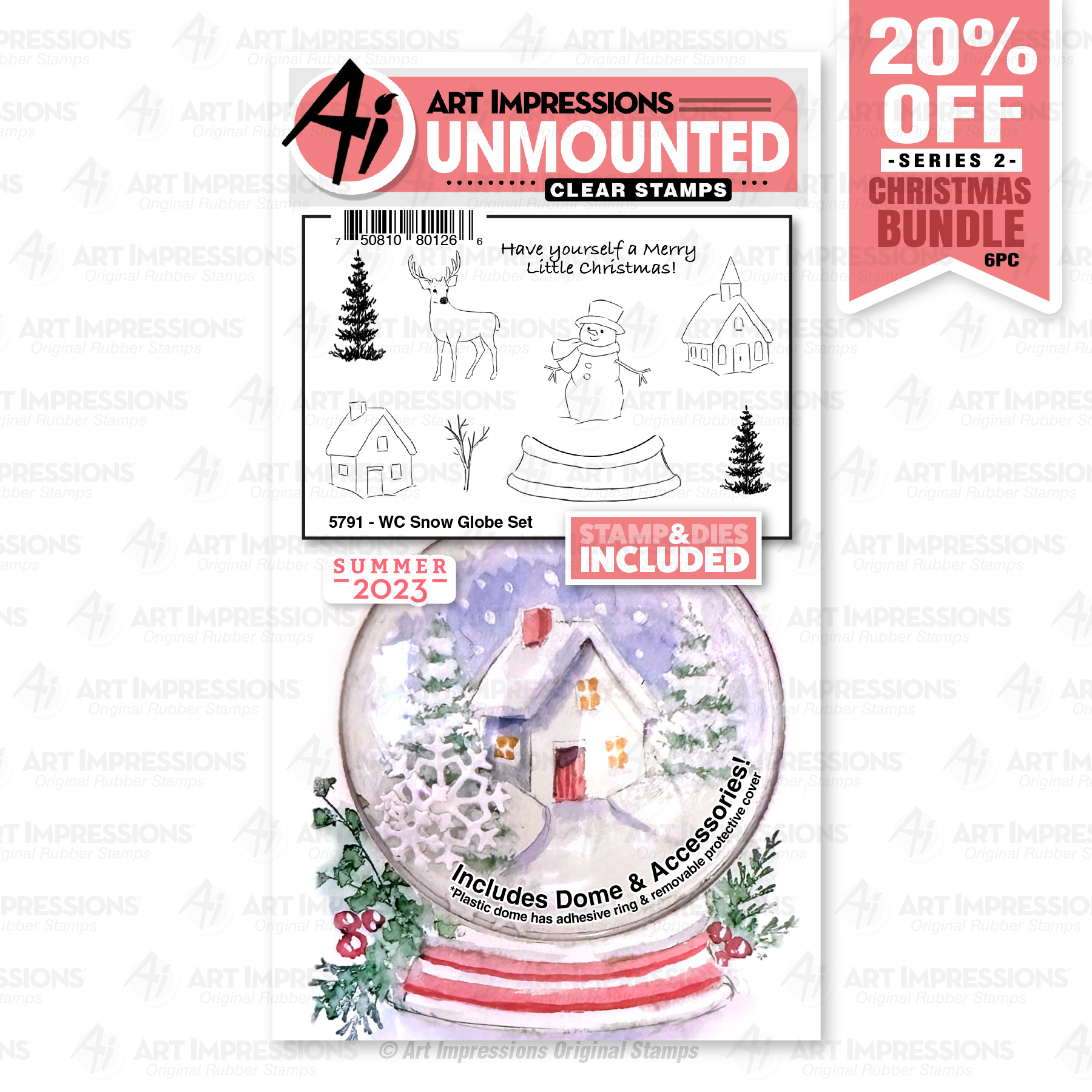 WC Snow Globe Set - Stamp And Die 
