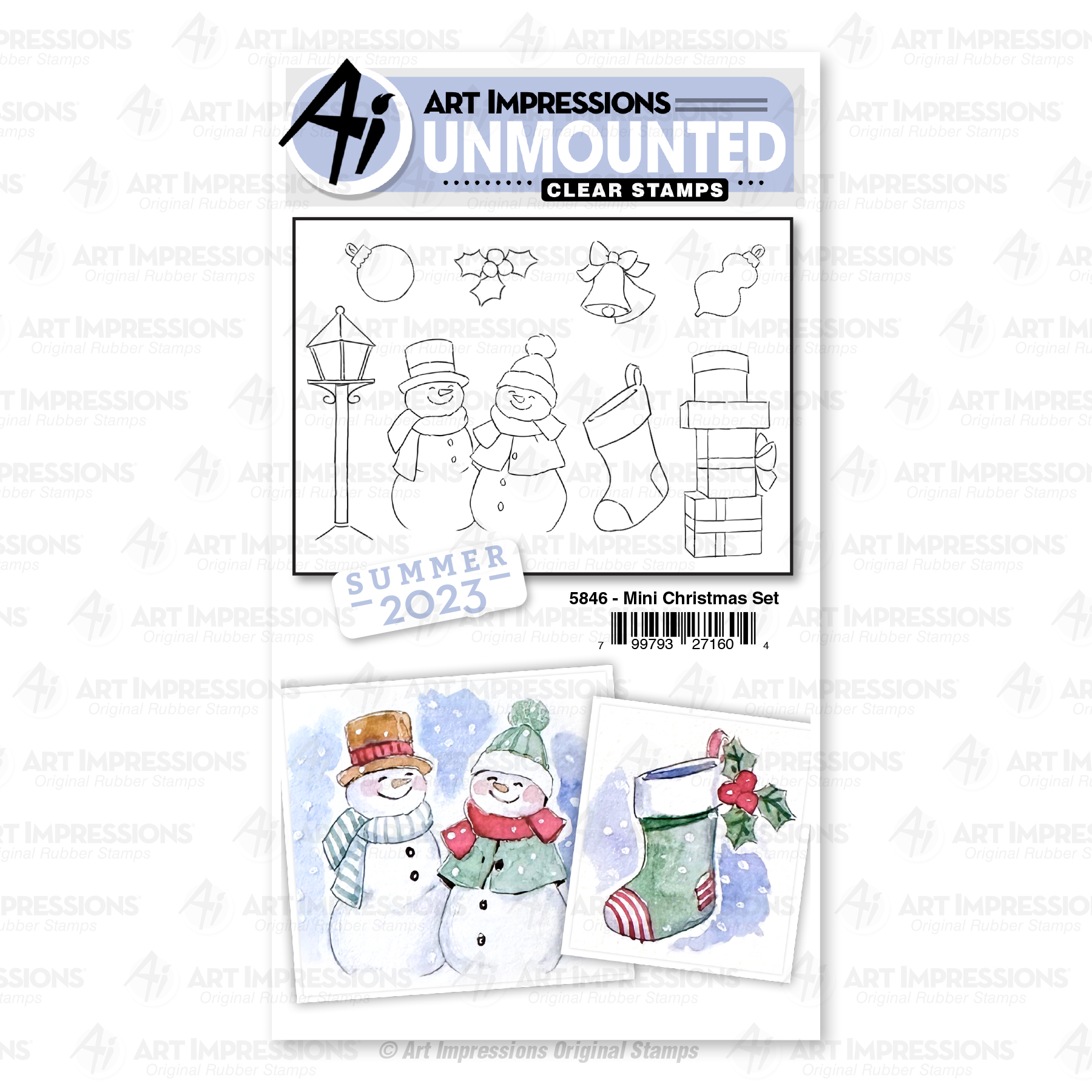 Mini Christmas Set - Craft Stamp