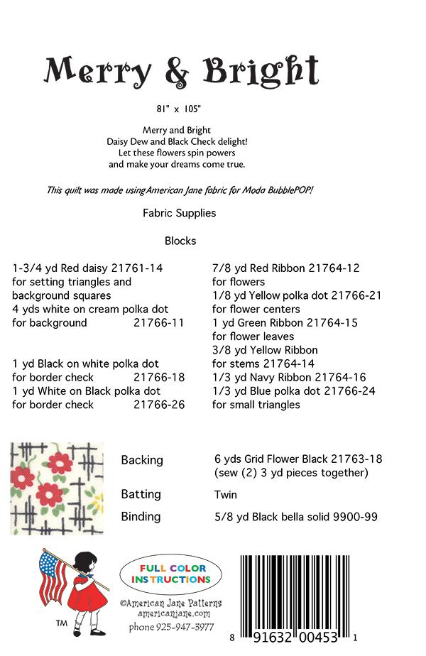 Merry and Bright - Quilt Pattern