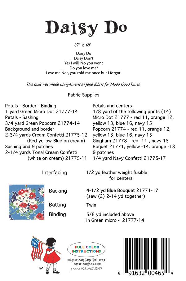 Daisy Do - Quilt Pattern