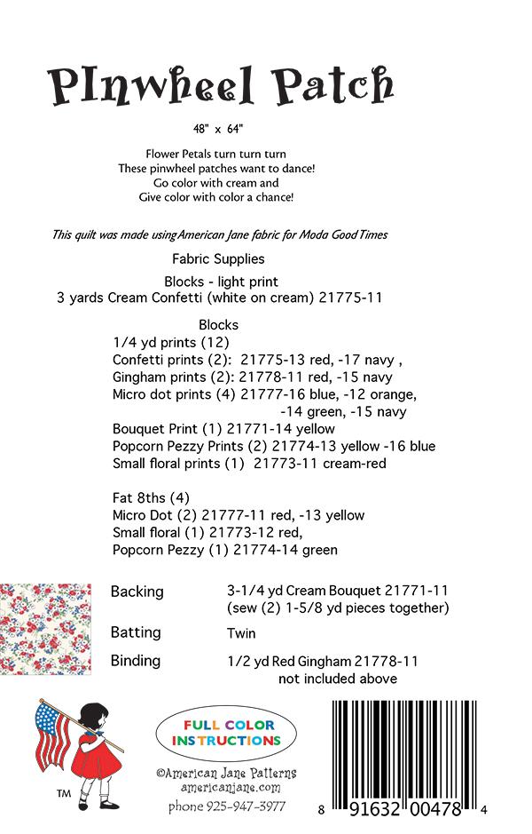 Pinwheel Patch - Quilt Pattern