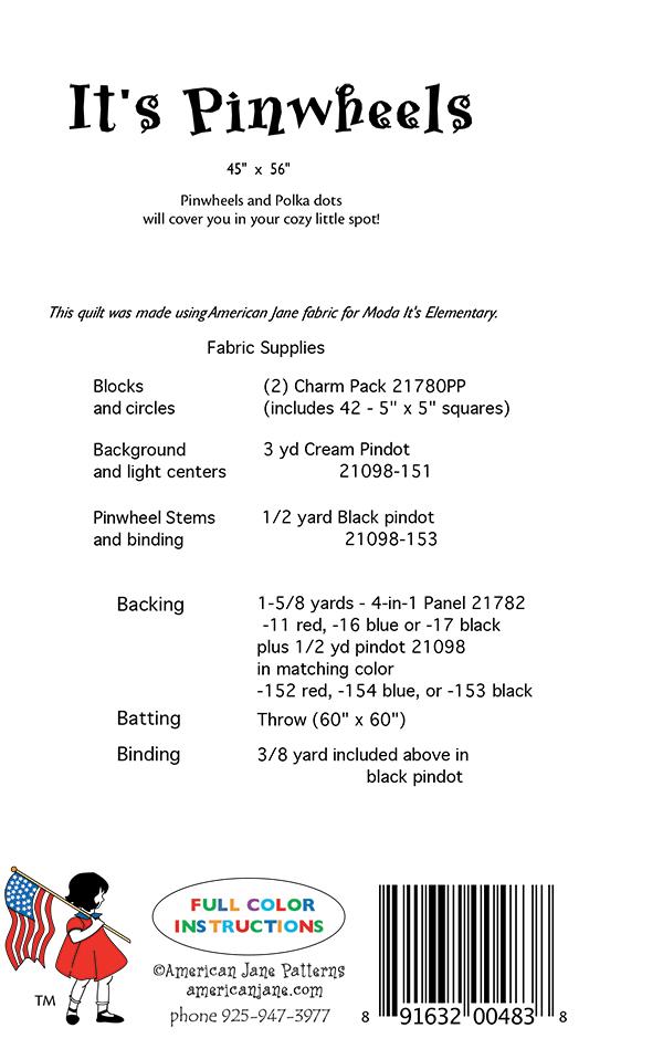 Its Pinwheels - Quilt Pattern