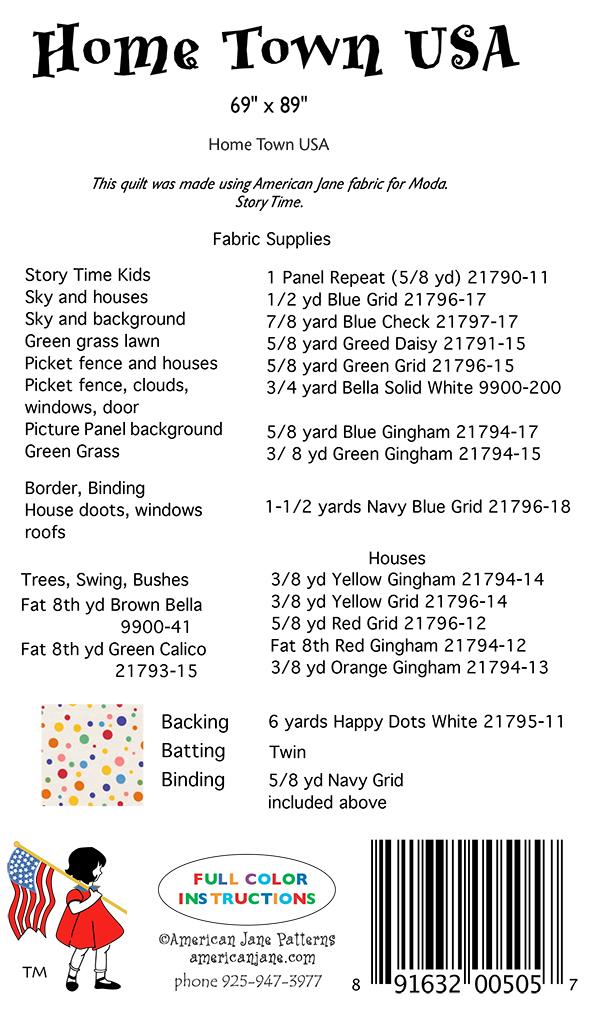 Home Town USA - Quilt Pattern