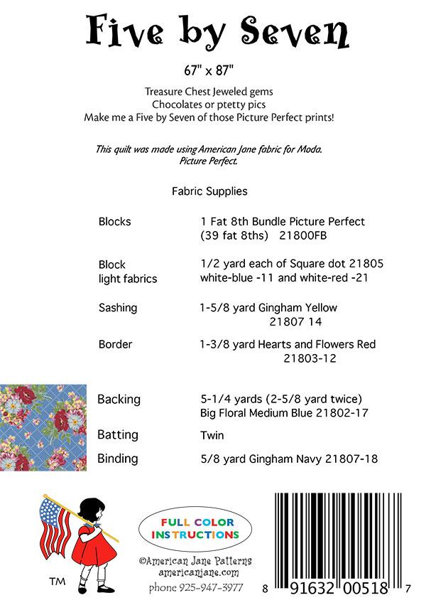 Five by Seven - Quilt Pattern
