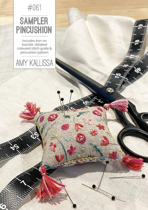 Sampler Pincushion - Embroidery Pattern