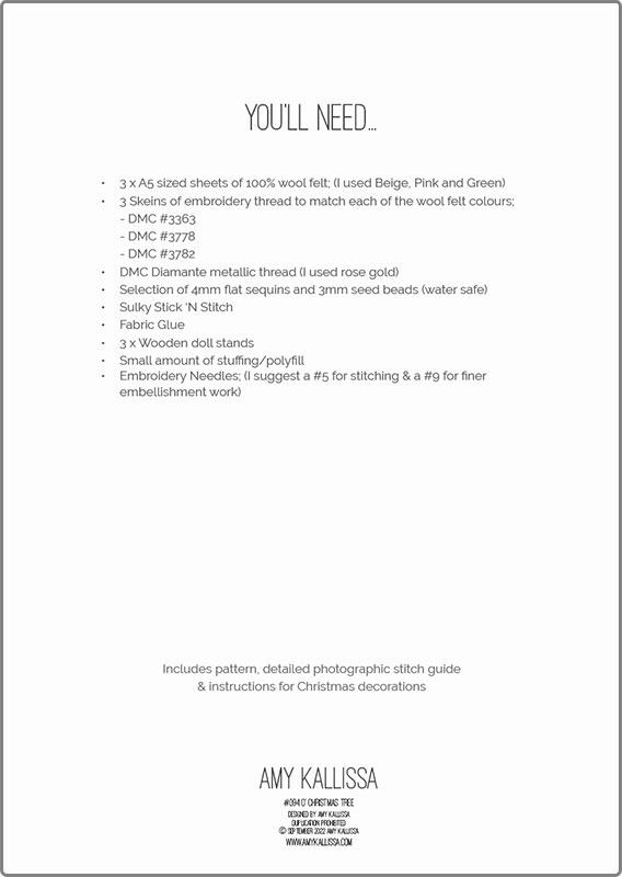 O' Christmas Tree - Sewing Pattern