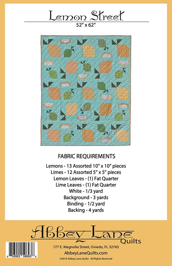 Lemon Street - Quilt Pattern